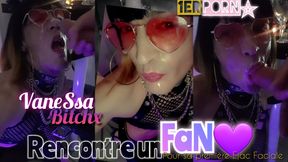 Vanessabitchx Gives a Big to a Fan. Her 1st Porn &amp; Her 1st Facial august