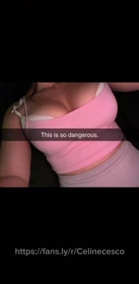 Amateur Wife cheats on her Husband with her friend to release Stress. Full story on Snapchat