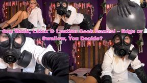 Gas Mask, Latex & Leather Cock Control – Edge or Swallow, You Decide? - MP4 HD