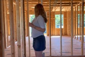 Risky Public Nudity + Orgasm At Construction Site
