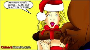 Seductive Teen Patricinha Gets Her Naughty Christmas Wish From Building Guard's Big Dick