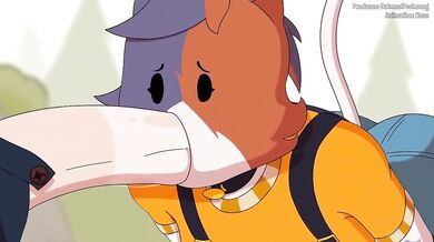 Bad Kitty Gushing Choked Blowjob Furry Animation HD Cartoon Big Boobs
