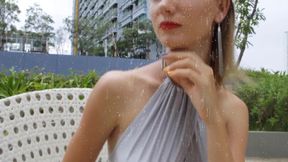 Precum &amp; tongue, finger job