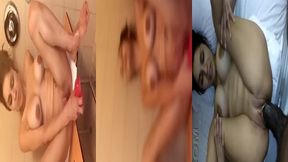 big titty latina rocio takes shower then gets fucked