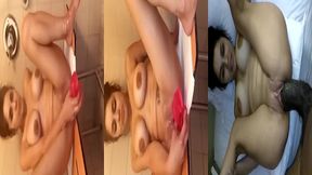 big titty latina rocio takes shower then gets fucked