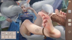 Fairy Biography - Part 3 Sex Scenes - Wolf Furry Goddness Babe Footjob by Loveskysanhentai