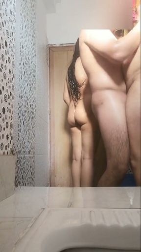 Two aunty Hardcore bathroom Threesome sex big boobs big ass sexy body hardcore sex   Clip 1