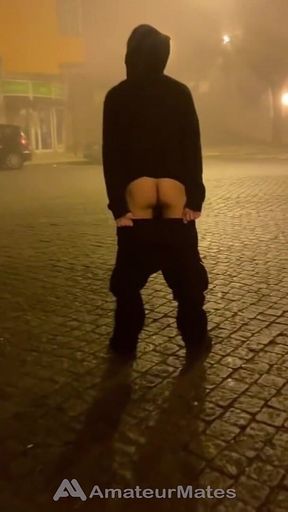 Compilation of Amateur Boys Flashing Their Ass in the Street