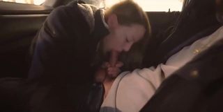 Date Night! Risky Public Blowjob, Almost Caught &amp; Getting a Creampie!