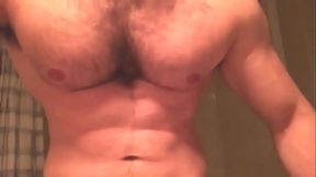 Pec bounce slow motion