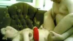 Fucking a sexy mature chunky slut on the couch filmed on cam