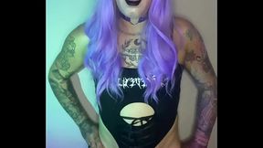 Update #132 (September 21, 2022) Did you like me with this purple hair and jerking off hot? ? Do you cum with me? ????? Do ...
