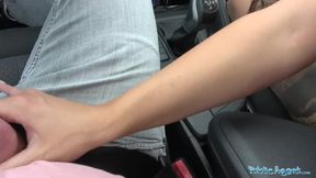 Public Porn Tattooed German Mia Blow rides strangers cock