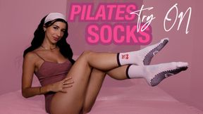 Pilates Sock Try On