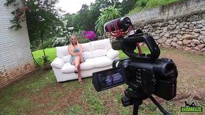 ines ventura nos bastidores da sua primeira dupla penetracao