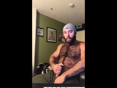 Hairy Lumberjack Shows Off his Cock ( No Cum )