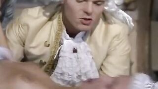 Group sex for the palace courtesans enjoys dicks