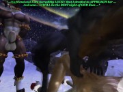 Christmas Night - The Northern Lights ( Furry / Yiff )