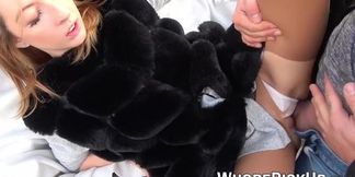 Reality whore gets paid to suck and fuck in POV