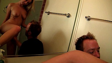 Alysha Rylee Gives Will Powers Blumpkin Blowjob