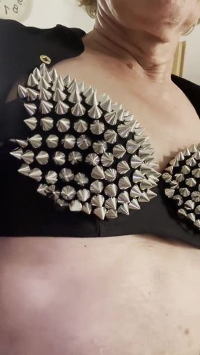 The Girls' Ball Are Nicely Packaged, While Wanking in Hot Woman's Panties