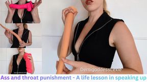 The Price of Being Shy: Raw Throat and Ass Fucking Punishment