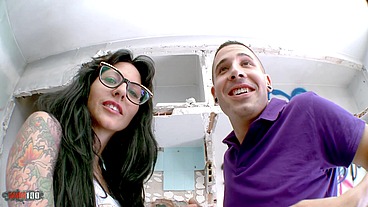 Kevin White fucks with the beautiful Spanish MILF Raquel Abril