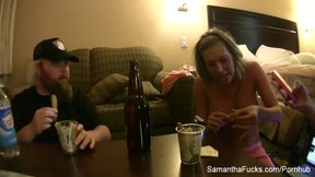 Behind the scenes hotel fun with Samantha and Jayden