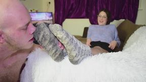 Stinky Fuzzy Socks Nylon Tights Feet Fucking with Cumshot Soles - Featuring Camilla Tootsie + Solesfeetclips
