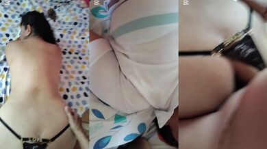 Big tit milf gets her ass wrecked good anal creampie