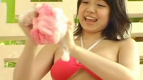 Sexy Japanese chick Shizuka Nakamura undressing on a cam