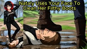 [PART 3] Savage Face Trampling in Dirty Combat Boots - Nataly Destroys Your Face