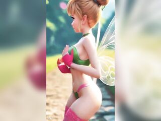 A different side of Tinker Bell you've never seen in advance of. Totally magical! AI-generated