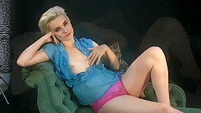 Blonde Beauty Teasing Solo On Webcam And Flashing Tits