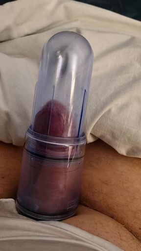 Big panties for little pumped cock. Pre masturbation.