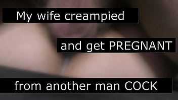 My big boobed cheating wife creampied and  get pregnant by another man! - Cuckold roleplay story with cuckold captions - Part 1