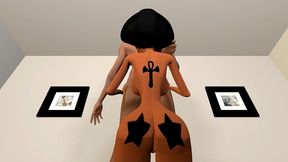 miss isis jones big black booty 3d cartoon