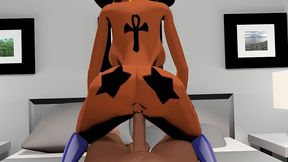 miss isis jones big black booty 3d cartoon