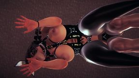 chubby bunny rides cock doggy style.