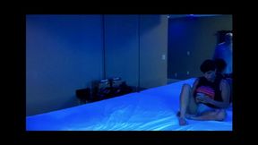 Mixed Wrestling on the Bed – Kasandra vs Héctor Pría
