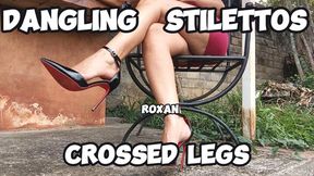 Rich and delicious legs crossed with stiletto heels on their feet (3)