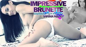 Barely Legal Brunette Plays Solo