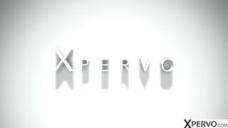 XPERVO - Mia Linz Blonde Brazilian Babe POUNDED on Stairway Until She SQUIRTS!