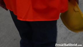 FTM Aiden Dean Humps Ladder Rubs Clit Till Gushing Wreckage