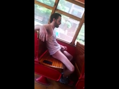 Str8 guy stroke in bus