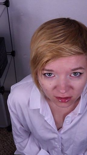 Caught in the Stockroom POV Blowjob