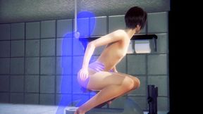 Yaoi Femboy - Jim Is Fucked in a Public Toilet Part 2