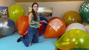 girlfriend pops your rare Q24 balloons with fingernails and wooden stick