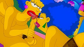 Selma And Patty Bouvier Fucked By Homer In New Year Simpsons Porn Edition