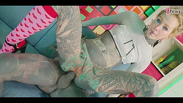 TATTOOED ANAL loving freaks WILD rough fuck